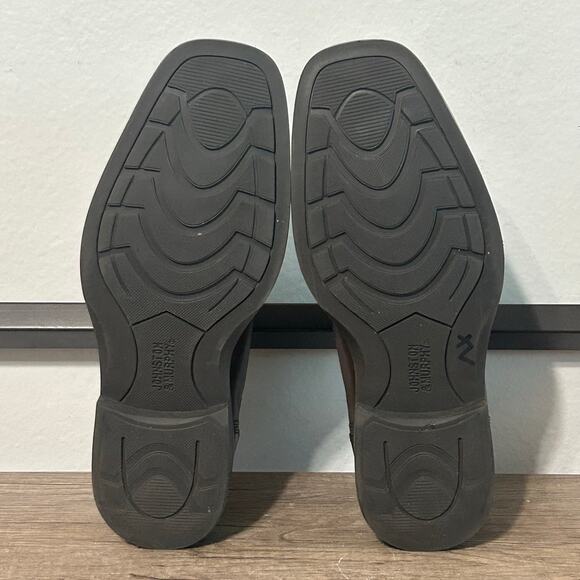 Johnston and Murphy Norvell Moc Toe Men’s Leather Dress Shoes Size 8.5 Brown - Picture 6 of 8